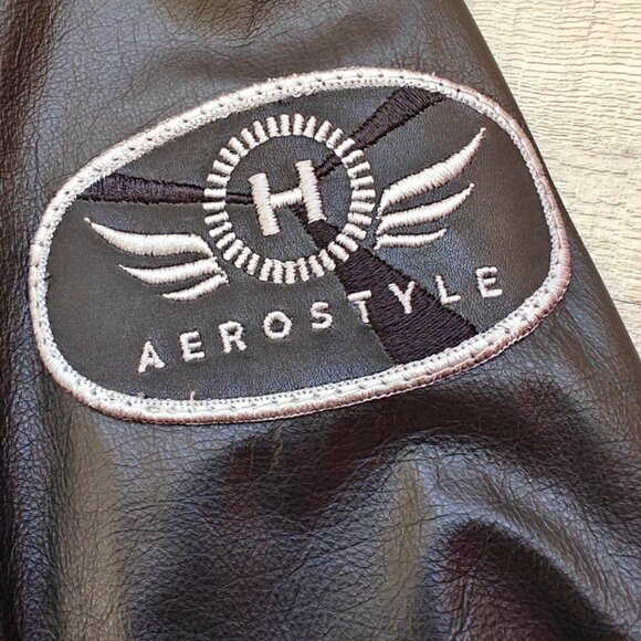 Leather Aviation Jacket - Stephan/H - Made in Canada! Brand New! - Picture 3 of 6